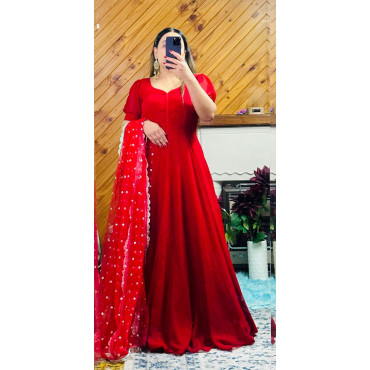 Georgette Anarkali Gown 