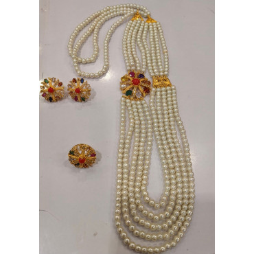 Navratna Necklace Set 