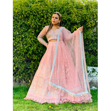 Heavy Lehenga Choli set for Engagement-Reception-Anniversary & Party Wear 