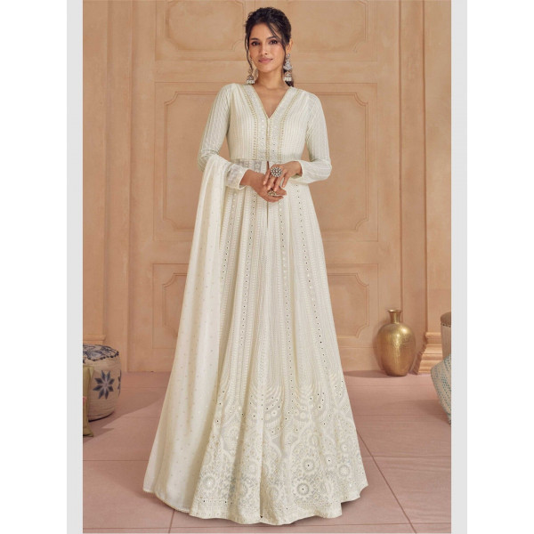 REAL GEORGETTE - ANARKALI DRESS IN AUSTRALIA